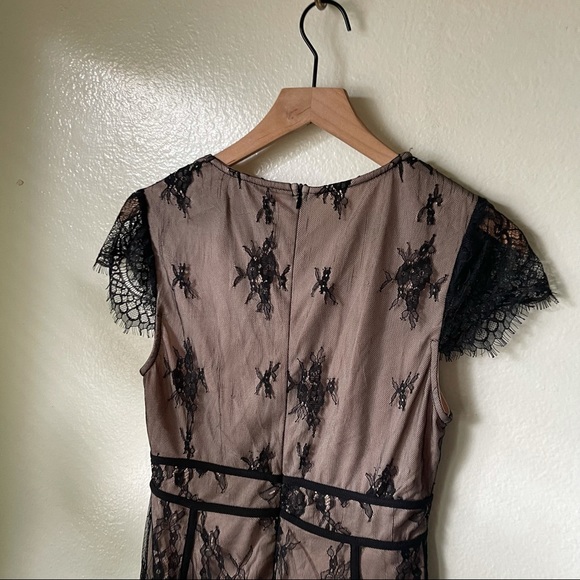 Lulus | Liano Black Lace Skater Dress - Picture 7 of 7